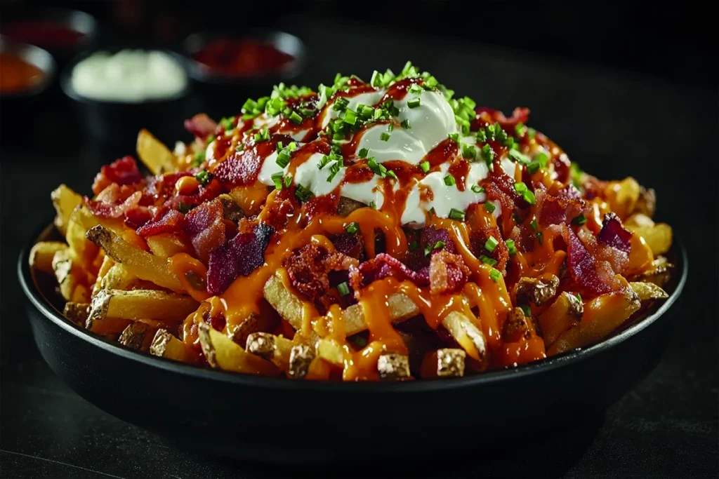 Delicious Loaded Fries with Toppings