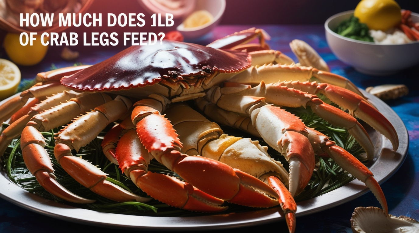 How much does 1lb of crab legs feed?