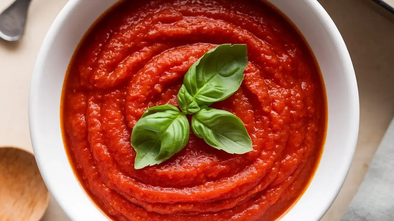 A bowl of fresh San Marzano tomatoes.