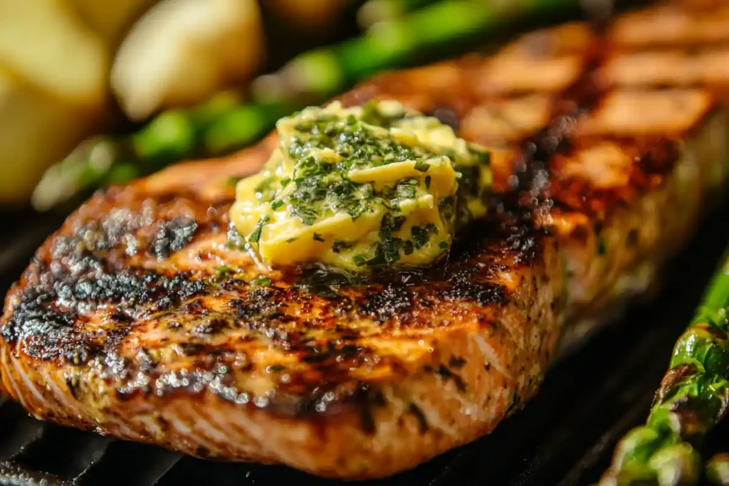 Grilled salmon