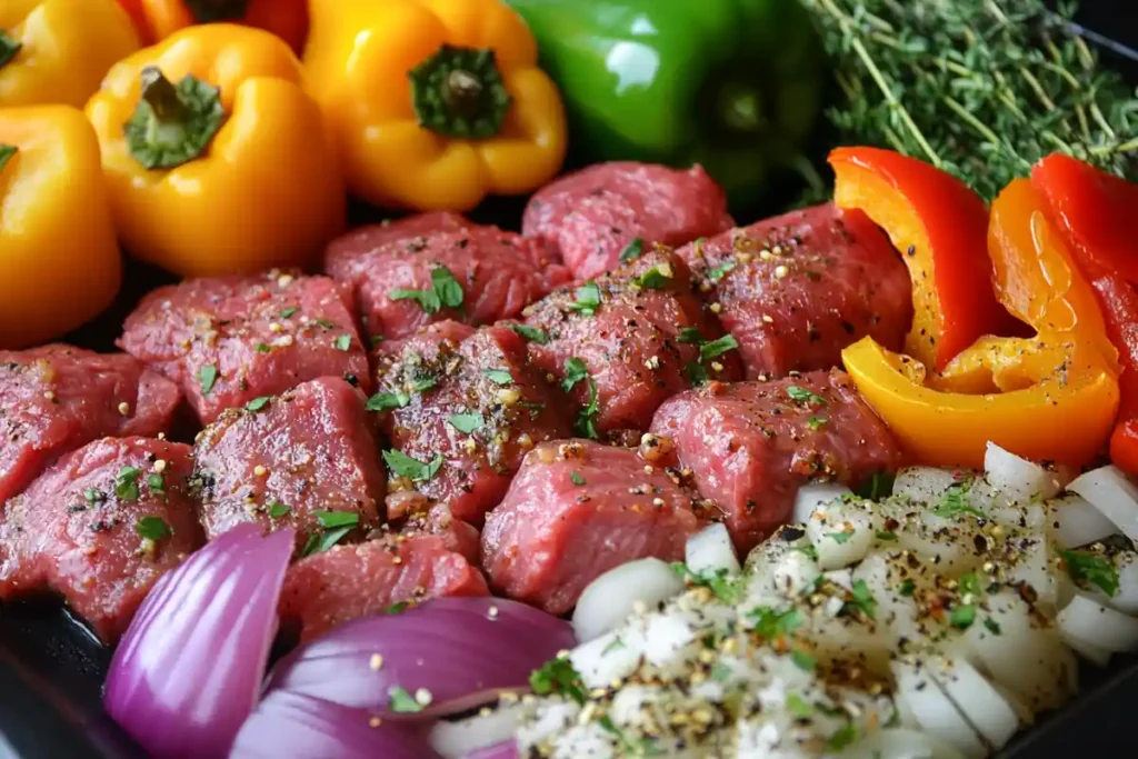 Ingredients for a tasty marinade.