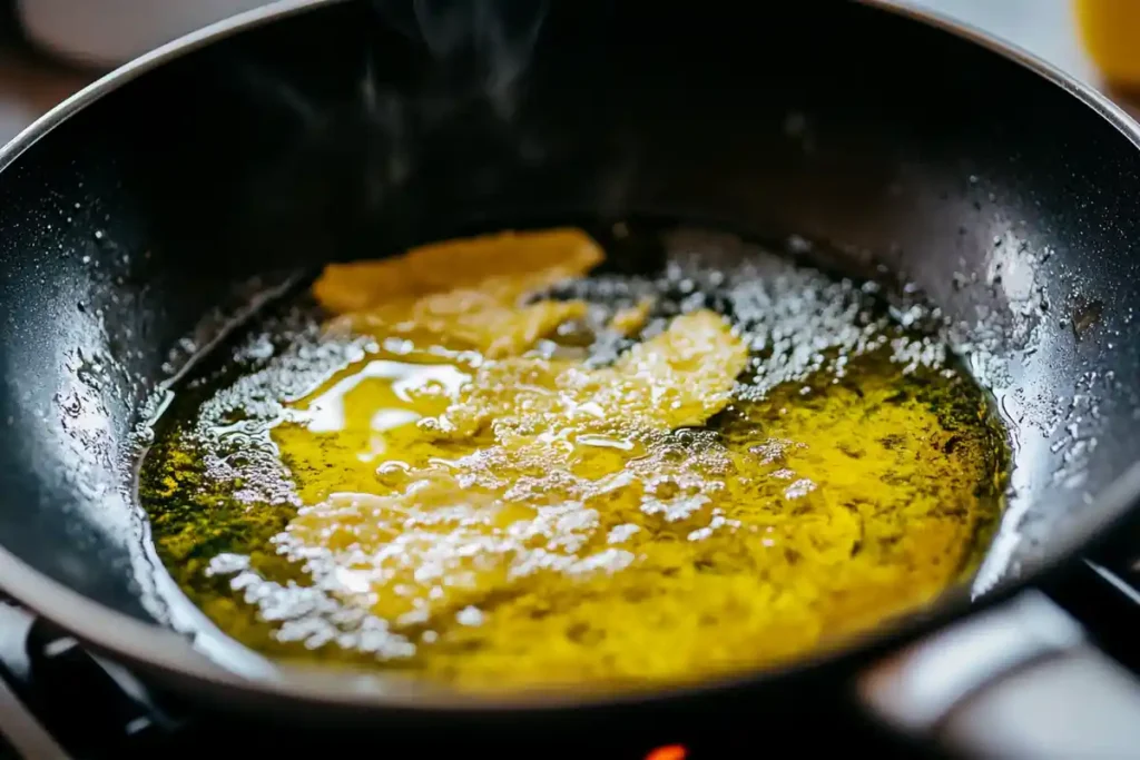 Cooking milanesa in a frying pan. Perfect method of cooking for what cut of steak is milanesa