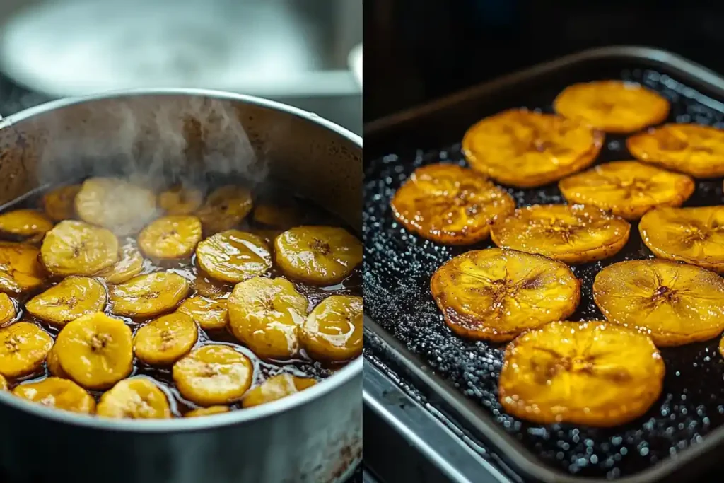 Comparison of plantain chip production: deep frying versus baking